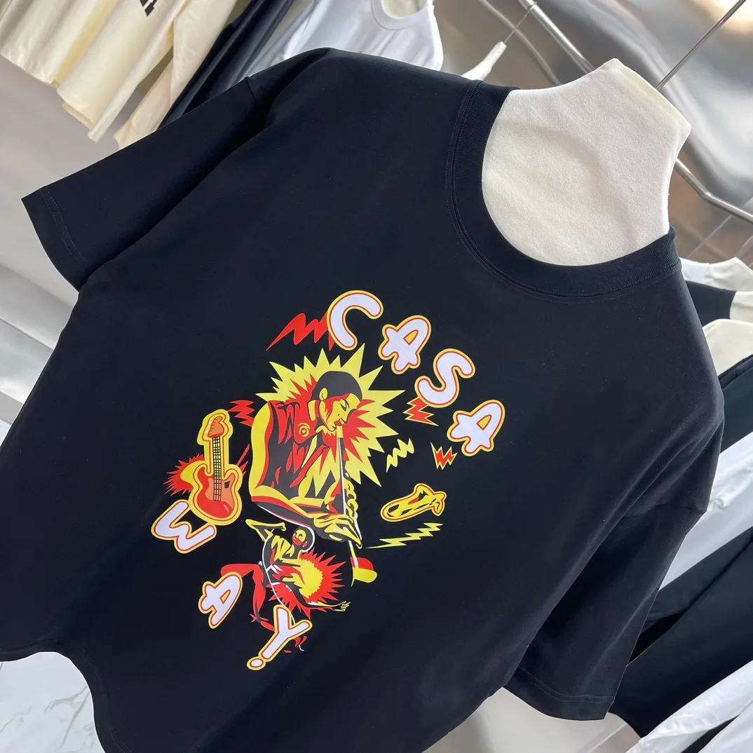 Casablanca Classic Series T ， ， 。 ， Classic ， In Stock ！ ：White Black Size：S M L XL XXL